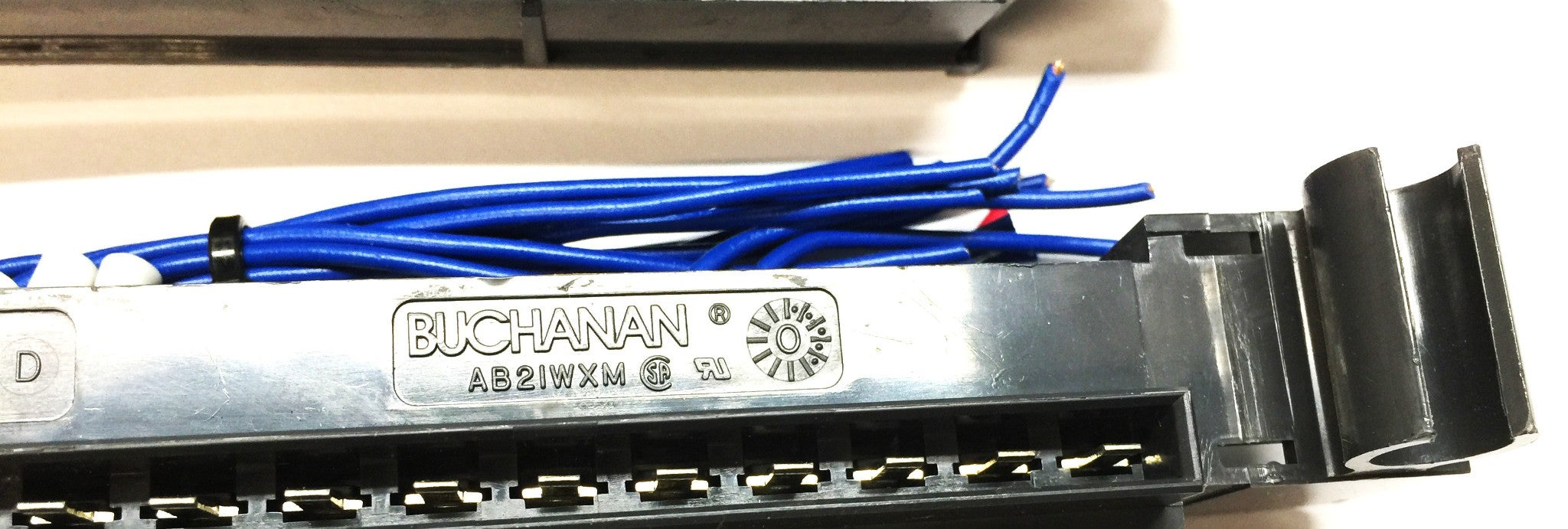 Buchanan 21-PIN Strip-Block Field Wiring Swing Arm 1771-WH [Lot of 3] USED
