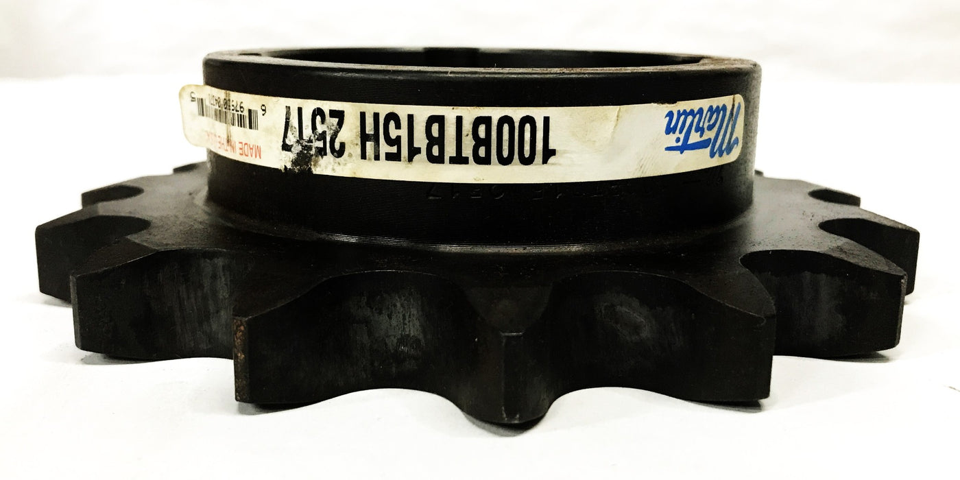 Martin 15-Tooth 2517 Roller Chain Sprocket 100BTB15H NOS