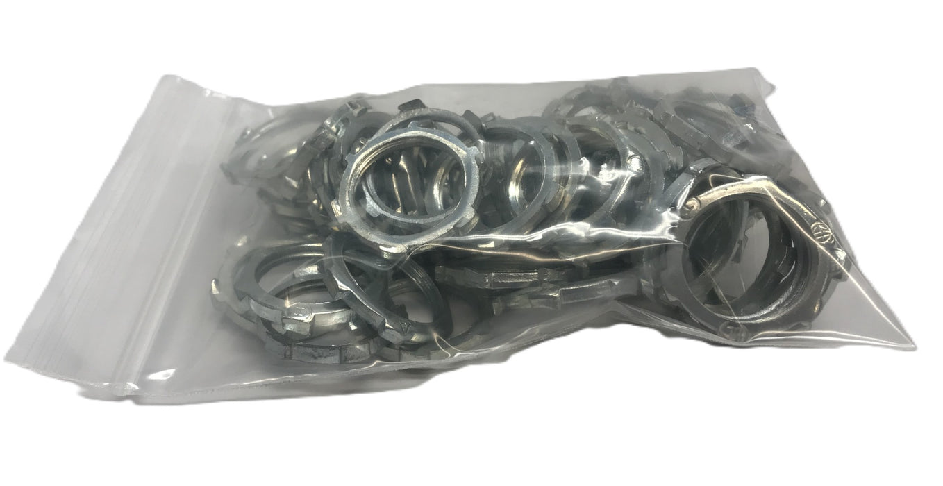 Unbranded 3/4" Rigid Conduit Locknut [Lot of 48] NOS