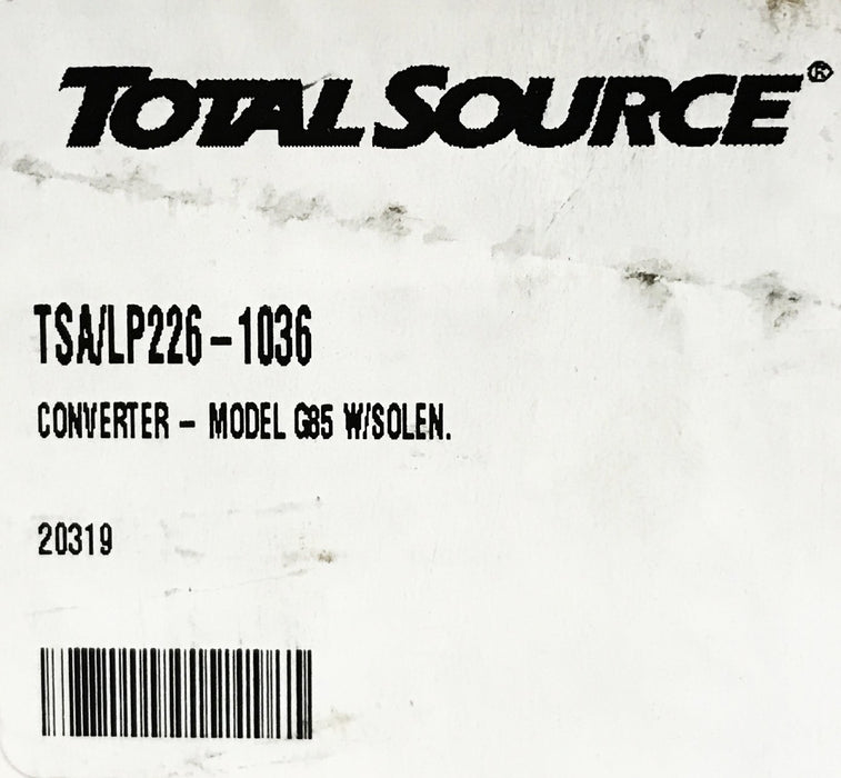 Total Source Forklift G85 Converter LP226-1036 NOS