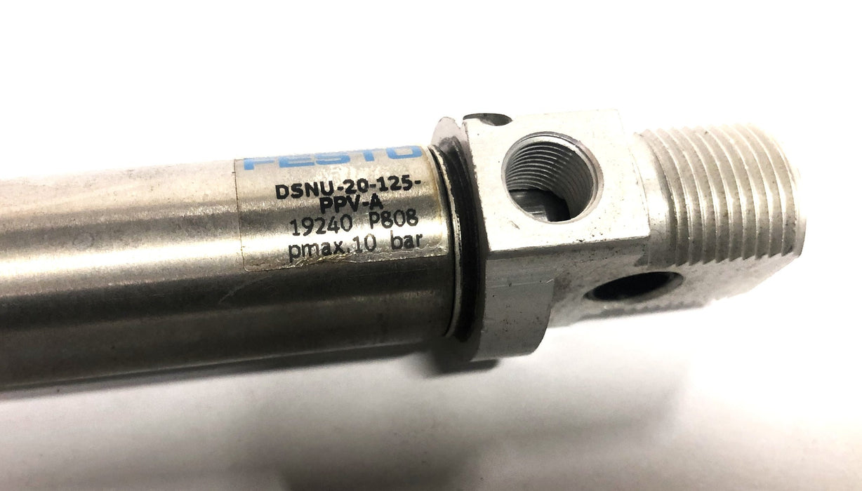 Festo 19240 P808 pmax.10bar Cylinder DSNU-20-125-PPV-A NOS