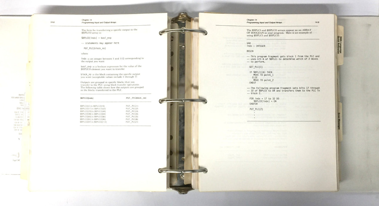 Allen-Bradley Motion Control System Documentation Package IMC 123 USED