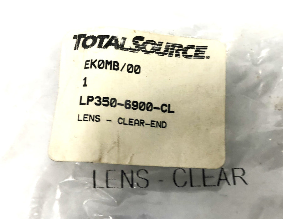 Total Source Clear End Lens For Clark Forklift LP350-6900-CL [Lot of 2] NOS