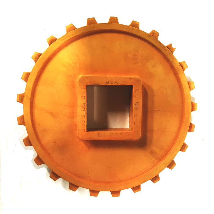 Rexnord Thermoplastic Machine Sprocket with Square Bore N5936-25T NOS