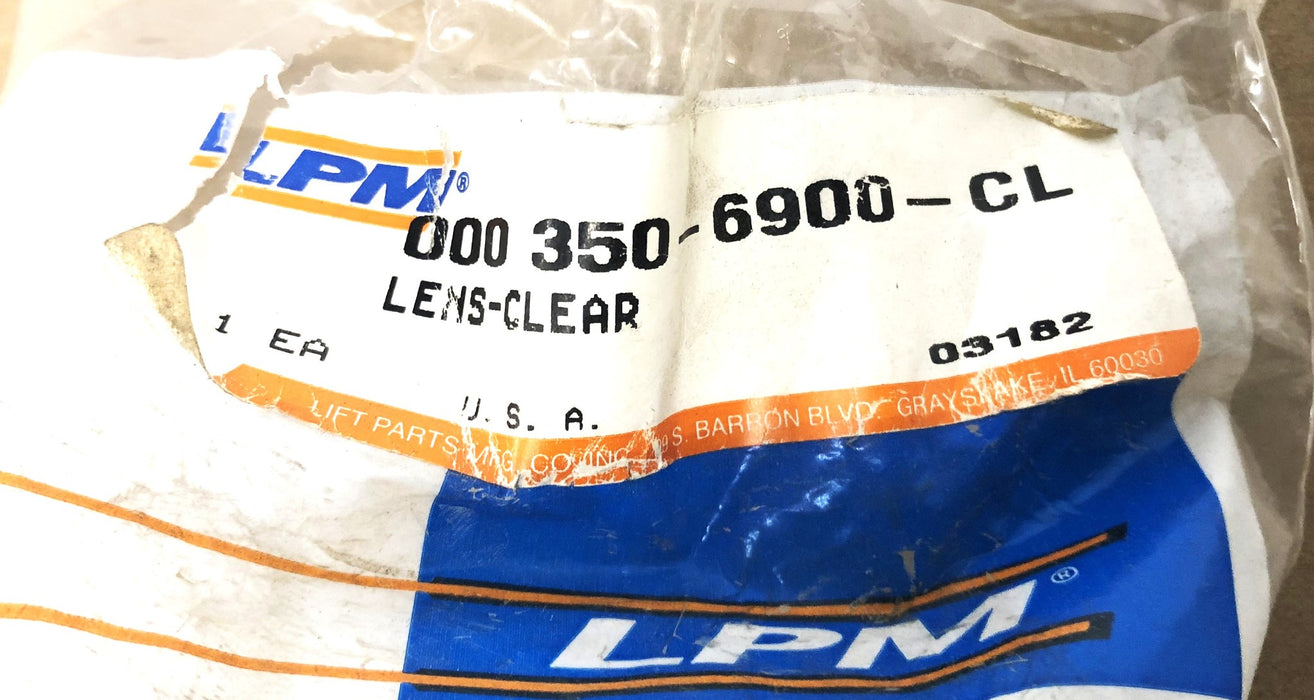 LPM Clear End Lens For Clark Forklift 350-6900-CL [Lot of 2] NOS