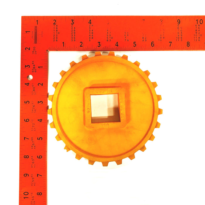 Rexnord Thermoplastic Machine Sprocket with Square Bore N5936-25T NOS