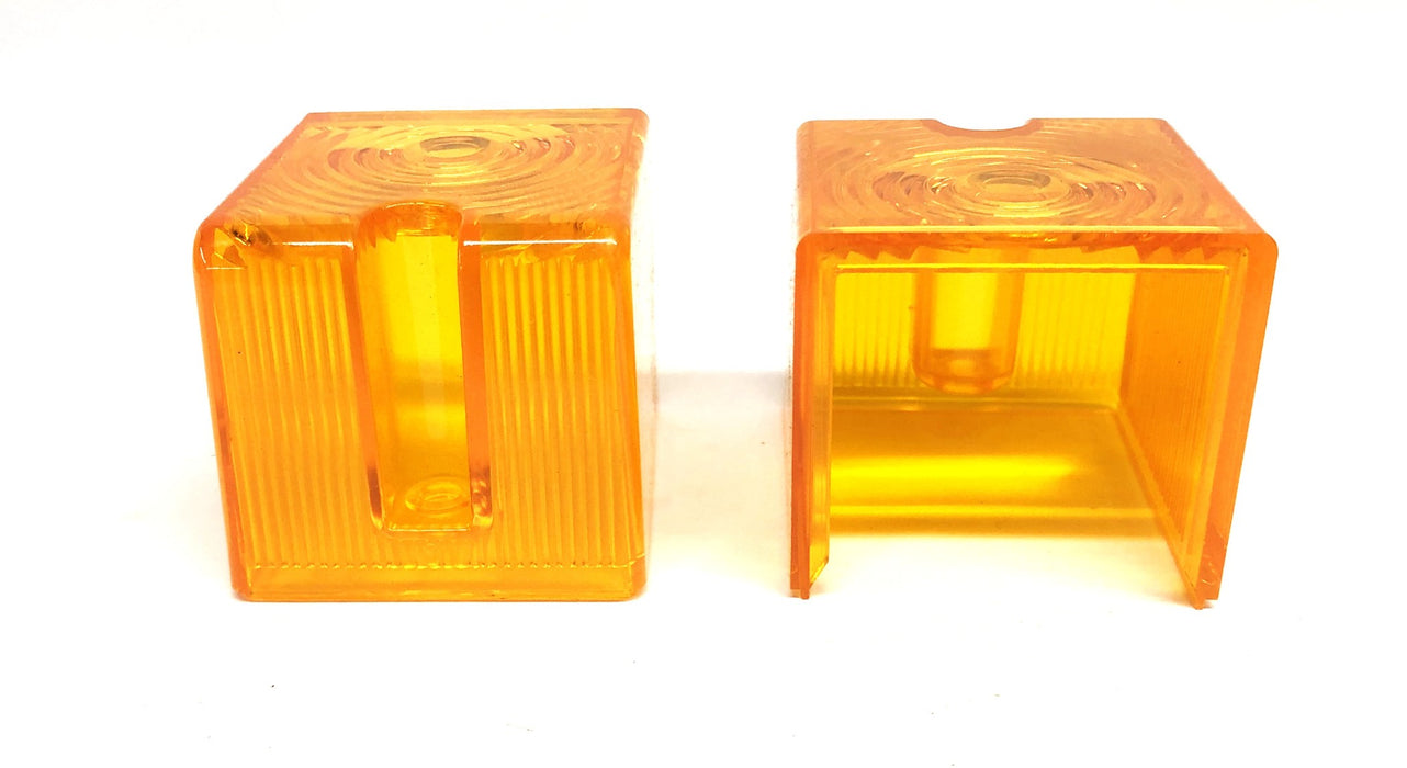 Total Source Amber End Lens LP350-6900-AM [Lot of 3] NOS