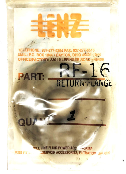 Lenz Return Flange RF-16 NOS