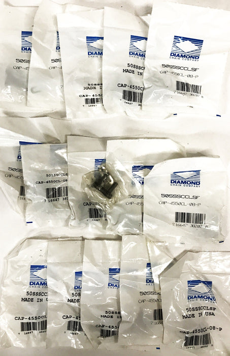 Diamond Chain 50SSSCCLSF Offset Link CAP-4550CL-08-P [Lot of 16] NOS