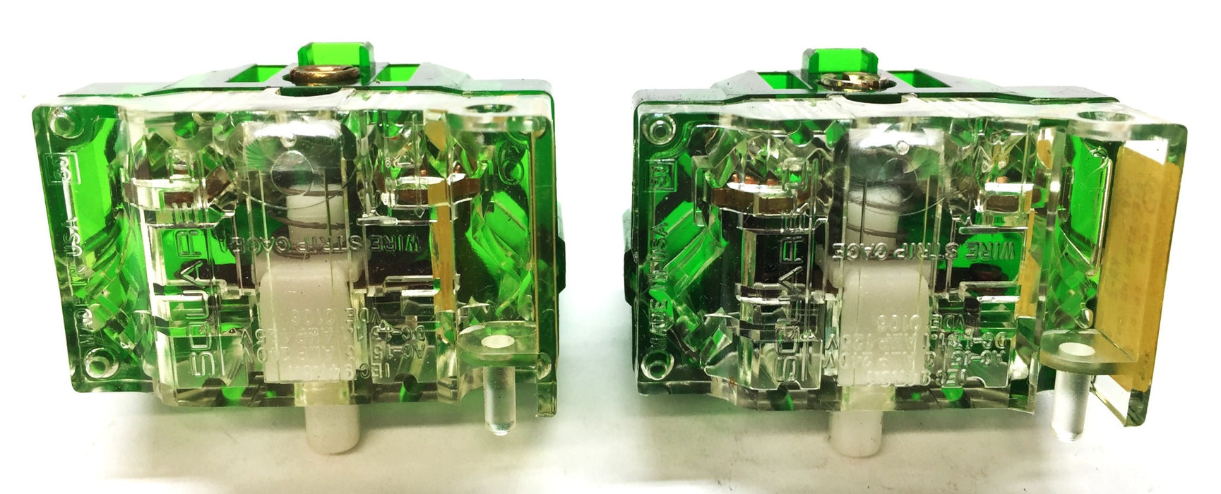 Square D Finger-Safe Contact Block 88001 [Lot of 2] NOS
