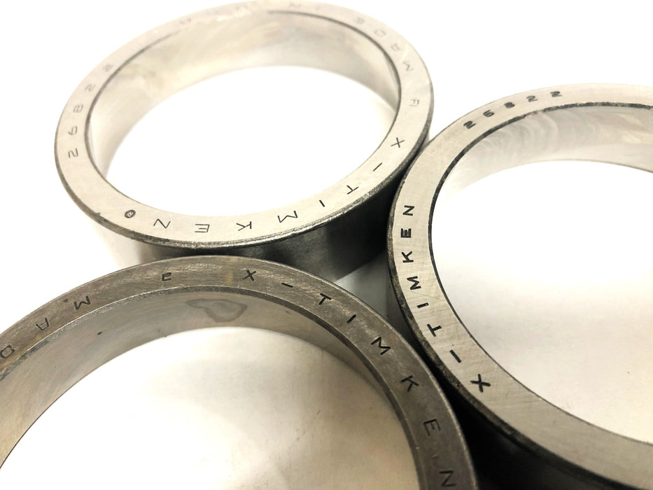 Timken Tapered Roller Bearing Cup 26822 [Lot of 3] NOS