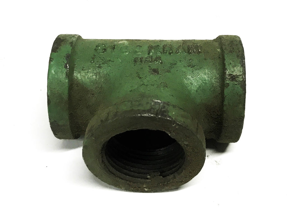 Stockham 1 inch Female Pipe Tee [Lot of 5] USED