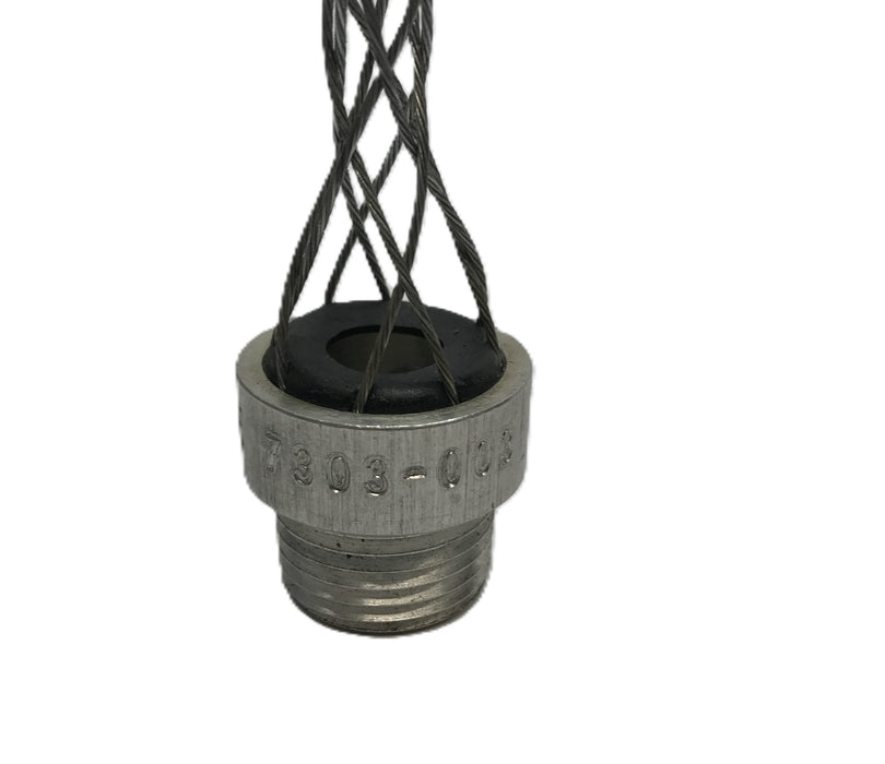 Remke Strain Relief Cord Grip (One Missing Locknut) 7303-003 [Lot of 2] USED