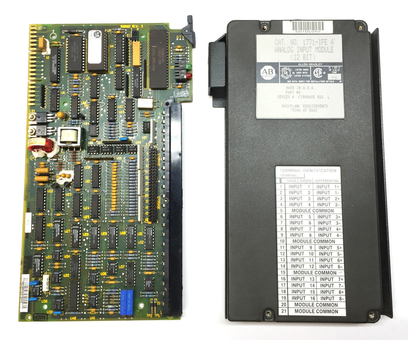Rockwell Automation/AB PCB Circuit Board 960182 w/Enclosure (1771-IFE A) USED