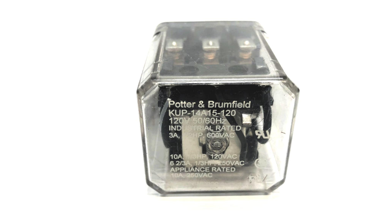 Potter & Brumfield 120V 50/60HZ Relay KUP-14A15-120 [Lot of 3] USED