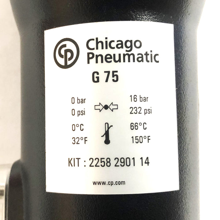 Chicago Pneumatic G-75 1/2 Inch NPT Coalescing Air Filter 8102844878 NOS