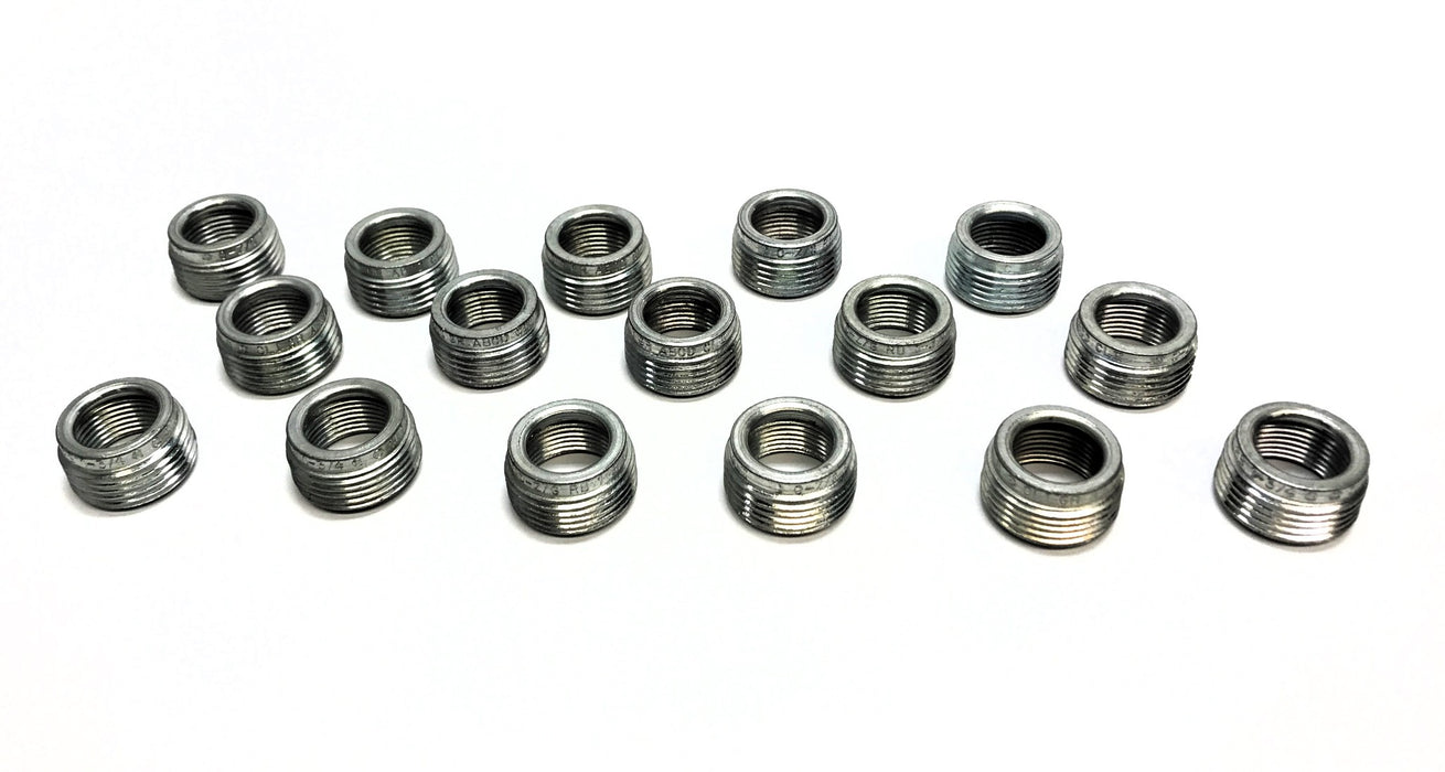 Unbranded 1" x 3/4" Rigid Reducing Bushing [Lot of 17] NOS