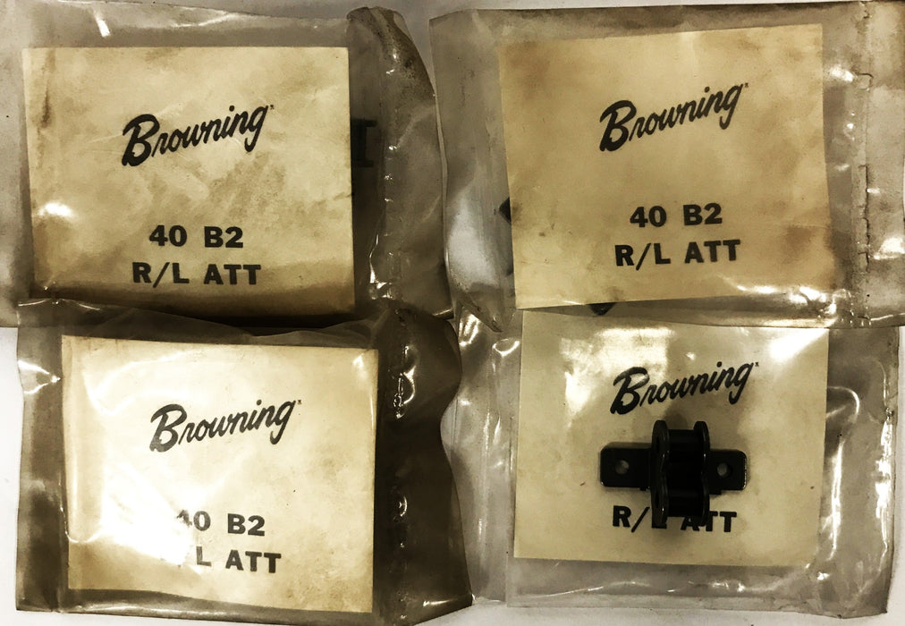 Browning Slip Fit Roller Chain Connecting Link 40B2 [Lot of 4] NOS