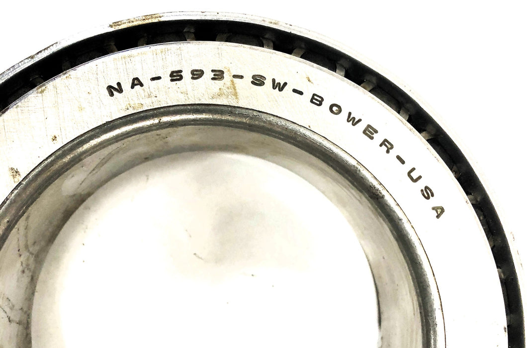 Bower Tapered Roller Bearing Cone NA593-SW NOS