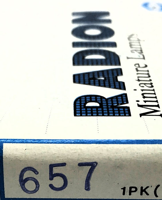 Radion Miniature Bulbs 657 [Lot of 20] NOS