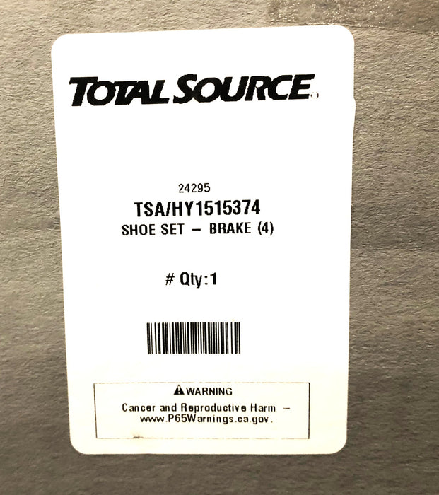 Total Source Brake Shoe Set Of 4 For Hyster Forklift HY1515374 NOS