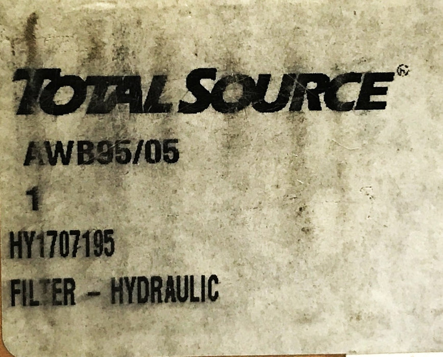 Total Source Forklift Hyster Hydraulic Filter HY107195 NOS