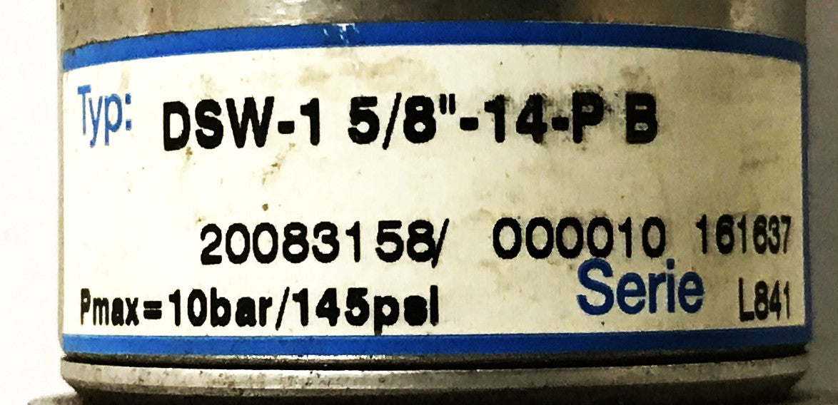 Festo Pneumatic Cylinder DSW-1-5/8-14-PB NOS