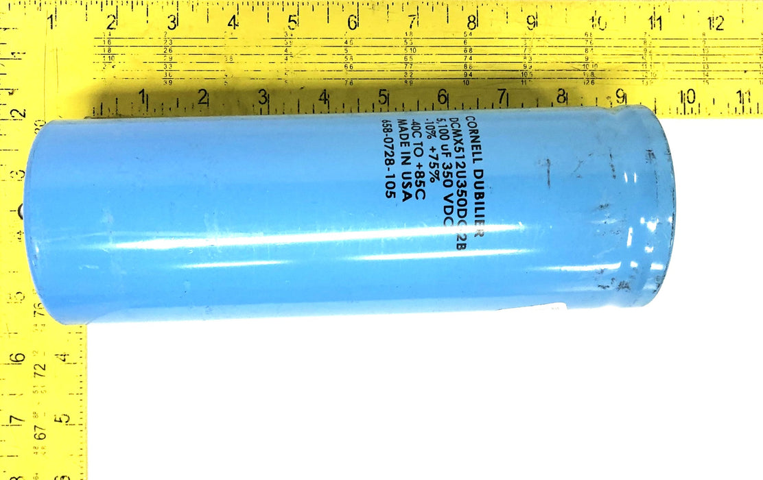 Cornell Dubilier Aluminum Electrolytic Capacitor DCMX512V350DG2A USED