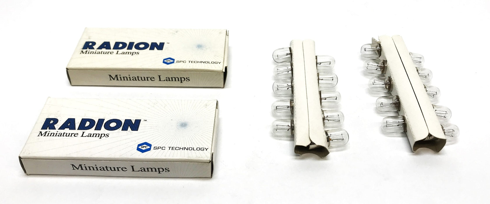 SPC Radion Miniature Lamp Bulbs 1835 [Lot of 20] NOS