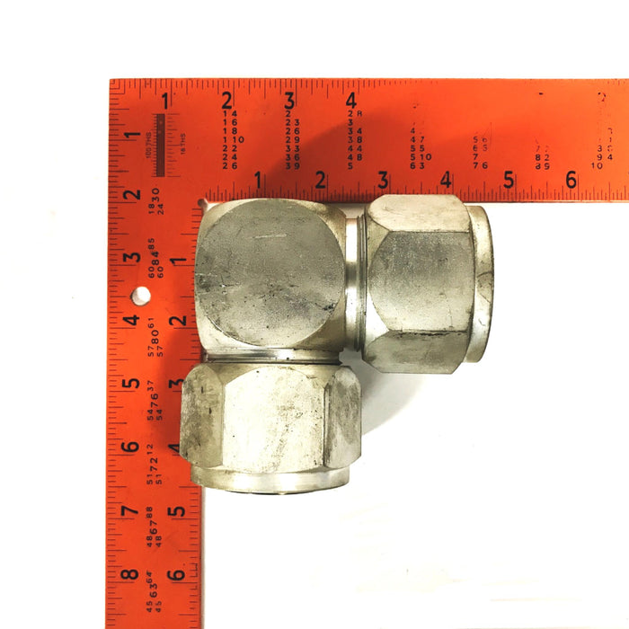Lenz 1-1/4 inch Female Hydraulic Compression Elbow NOS