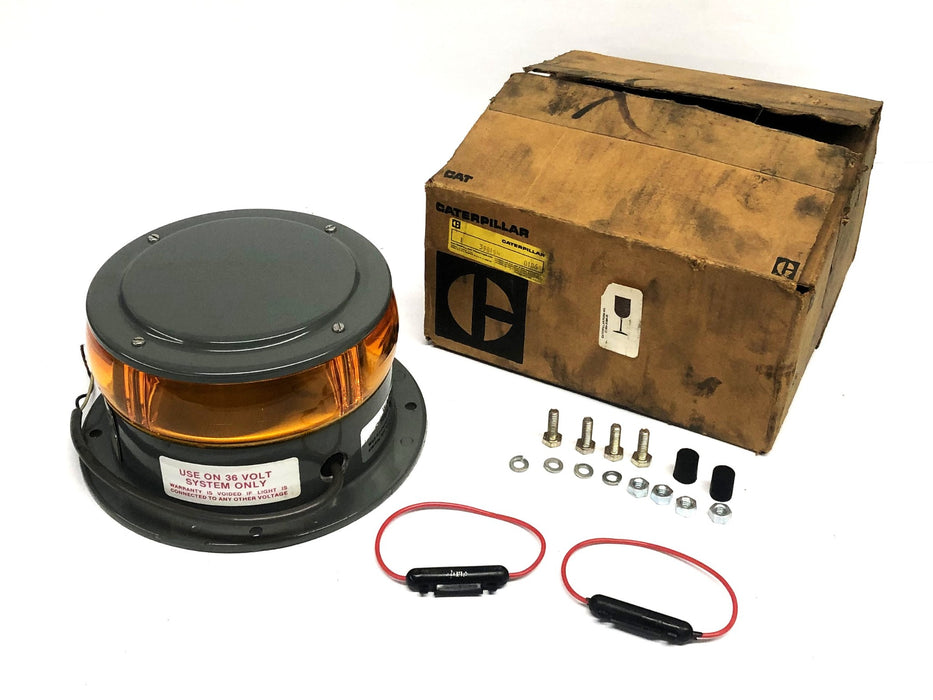 CAT/Caterpillar 36 Volt Amber Strobe 398194 NOS