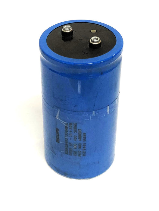 Philips 4900UF -10+50% 350VDC 400 Surge 85C MAX Capacitor 3186GH492T350AMA1 USED