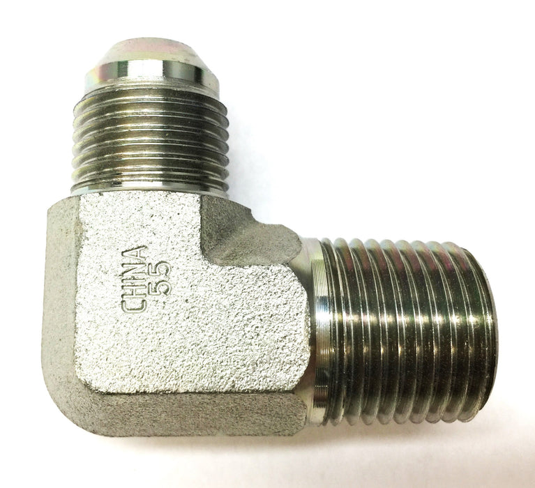Eaton 90-Degree 2-1/2"x 3/4" to Male Hose Connector GG310-NP-08-08S NOS