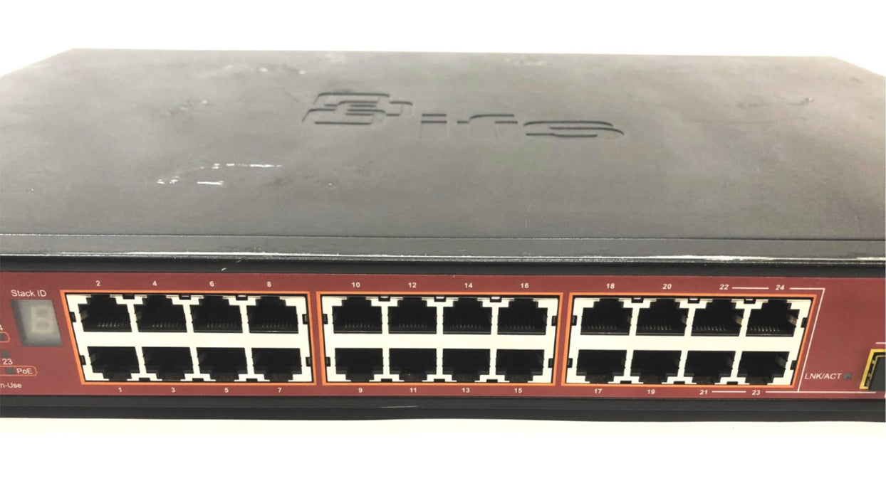 Interlogix 24-Port Gigabit Ethernet Full PoE Managed Switch NS3601-24P/4S USED
