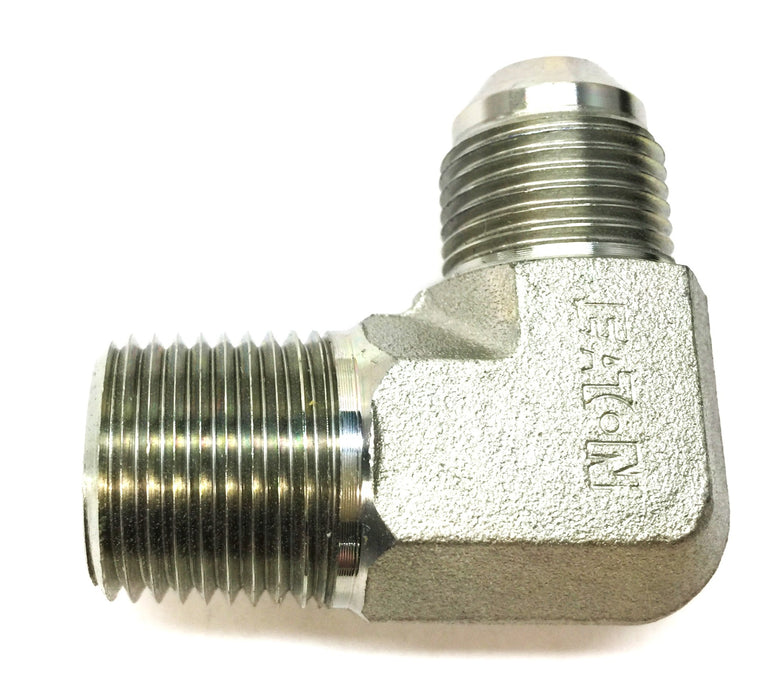 Eaton 90-Degree 2-1/2"x 3/4" to Male Hose Connector GG310-NP-08-08S NOS