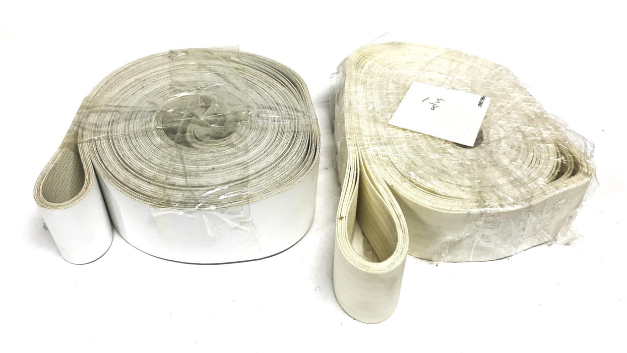 MOR Industries 1.63 Food Grade Polyester Conveyor Belt 1AR3-OW-SP [Lot of 2] NOS