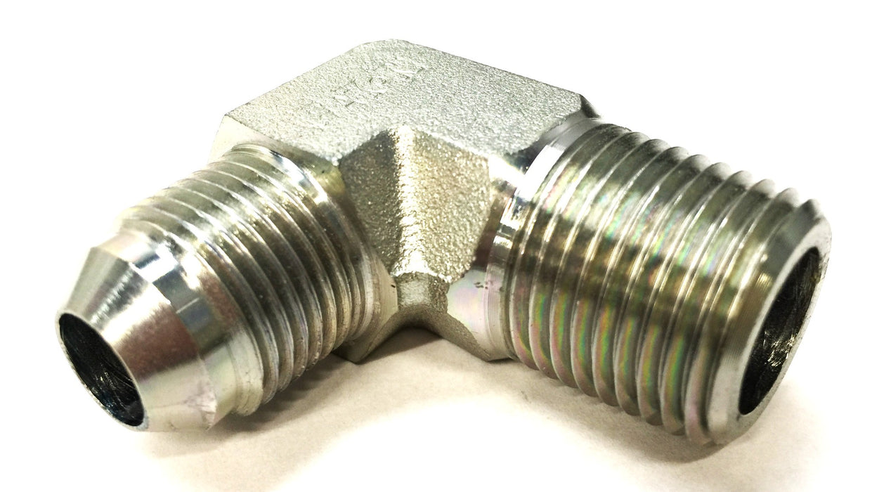 Eaton 90-Degree 2-1/2"x 3/4" to Male Hose Connector GG310-NP-08-08S NOS