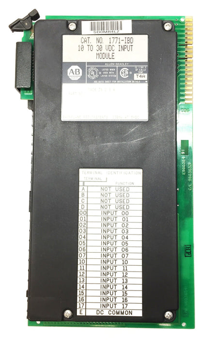 Allen-Bradley 10 to 30 VDC Input Module 1771-IBD (96036521) USED