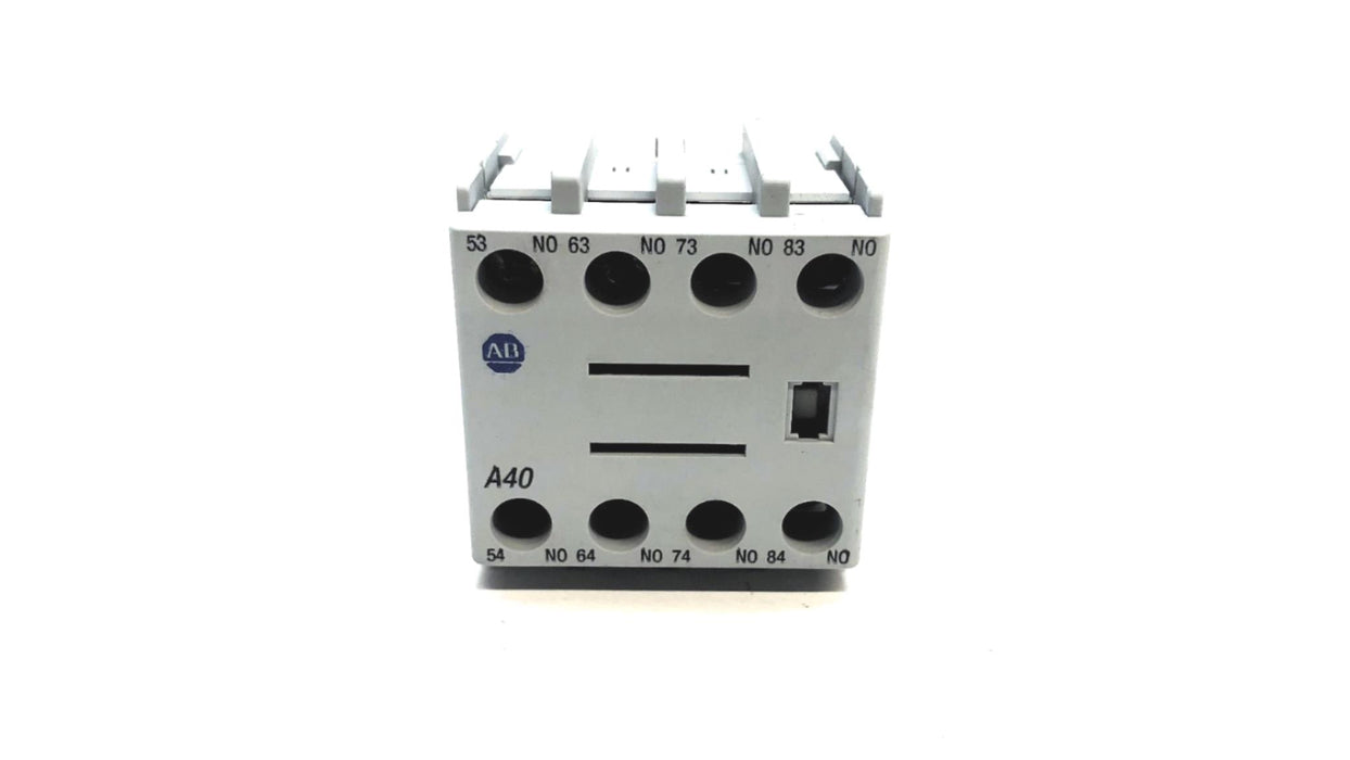 Allen Bradley Auxiliary Contact 100-FA40 [Lot of 2] NOS