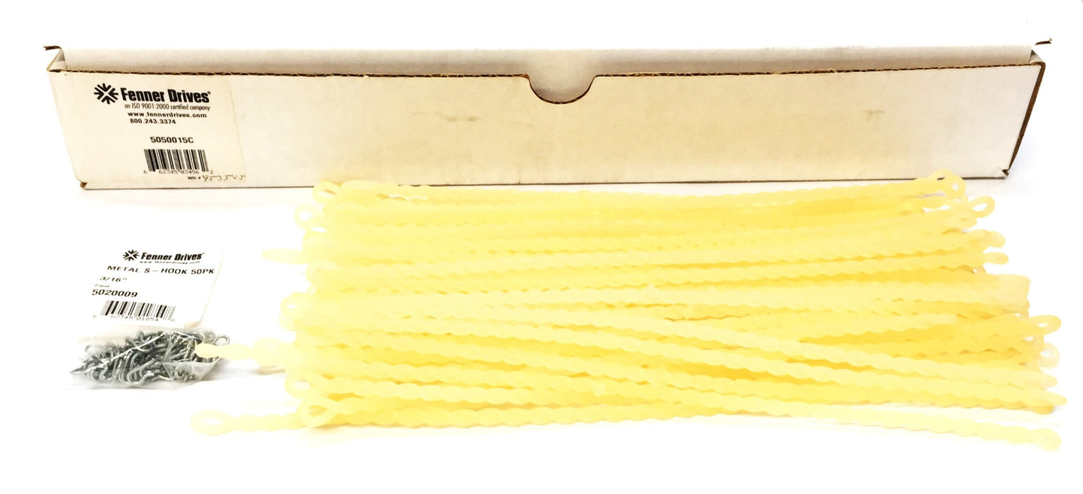 Fenner Drives Twisted O-Ring Pack (50pcs) 3/16" x 10-1/2" 5050015C NOS