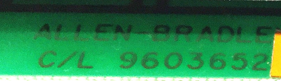 Allen-Bradley 10 to 30 VDC Input Module 1771-IBD (96036521) USED