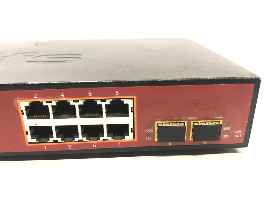 Interlogix 8-Port Gigabit Ethernet PoE Managed Switch NS3502-8P-2S USED