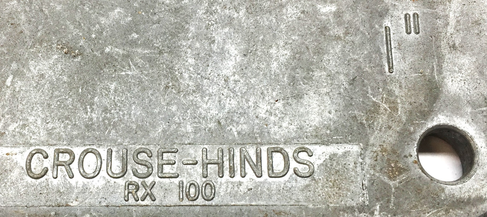 Crouse-Hinds Square Conduit RX-100 1"(1), RX-075 3/4"(2) [Lot of 3] NOS