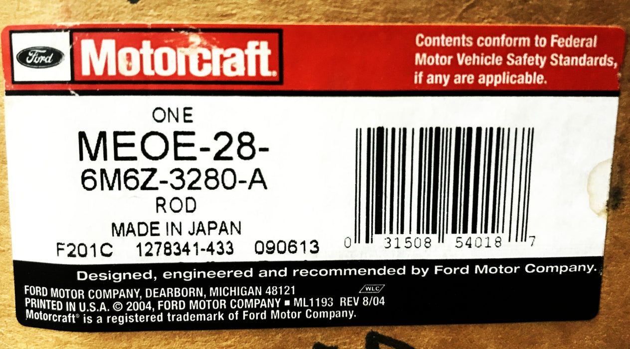 Motorcraft Steering Tie Rod End MEOE-28 NOS