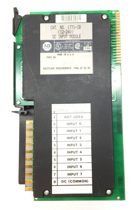 Allen-Bradley 12-24 DC Input Module 1771-IB (960562) USED