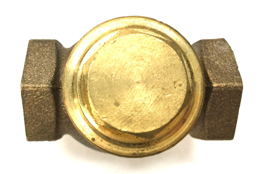 FP 1/2" Brass Female Swing Check Valve PN16 NOS