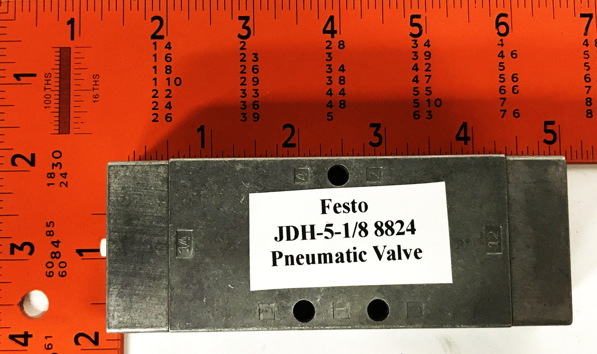 Festo Pneumatic Solenoid Valve JDH-5-1/8 8824 USED