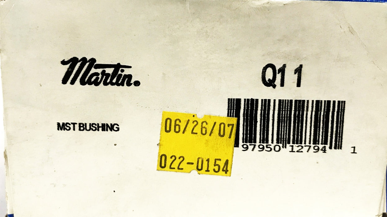 Martin 2-7/8 OD x 2/5/8 Length Split Taper Bushing with 1 inch Bore Q1-1 NOS