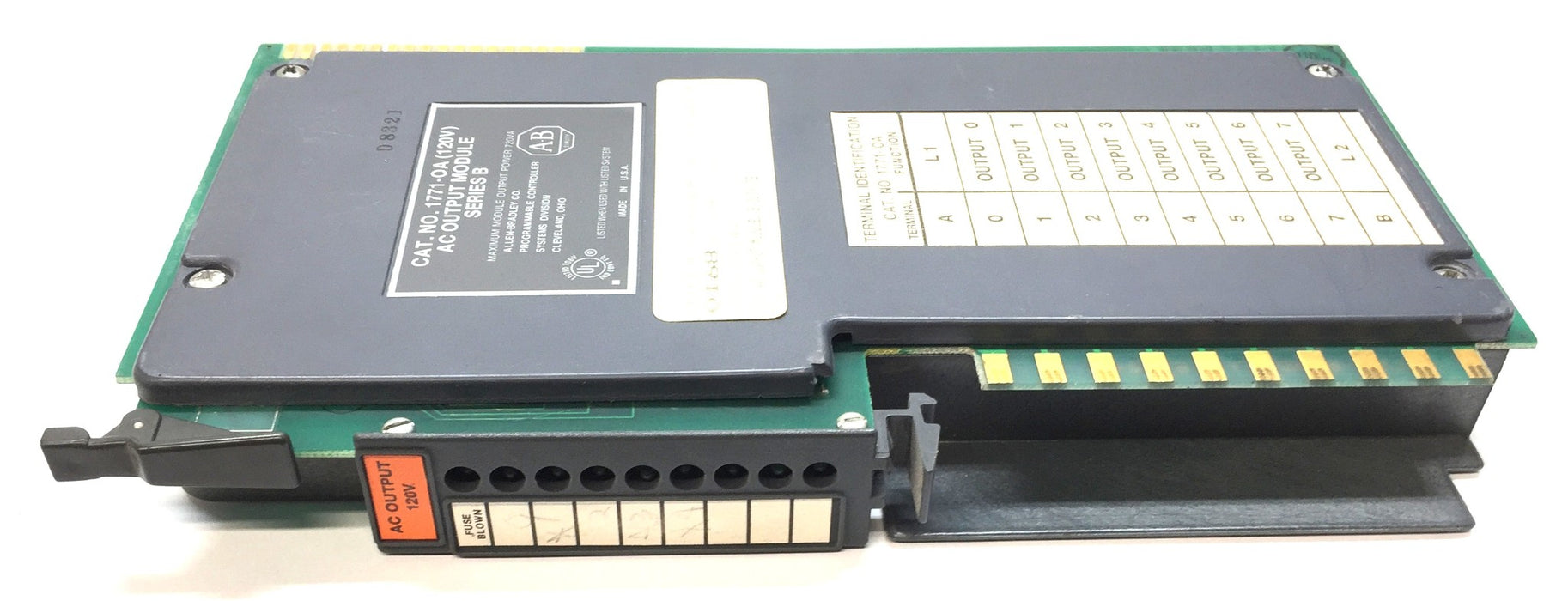 Allen-Bradley 120V Output Module Series.B w/Enclosure 1771-OA (636044) USED