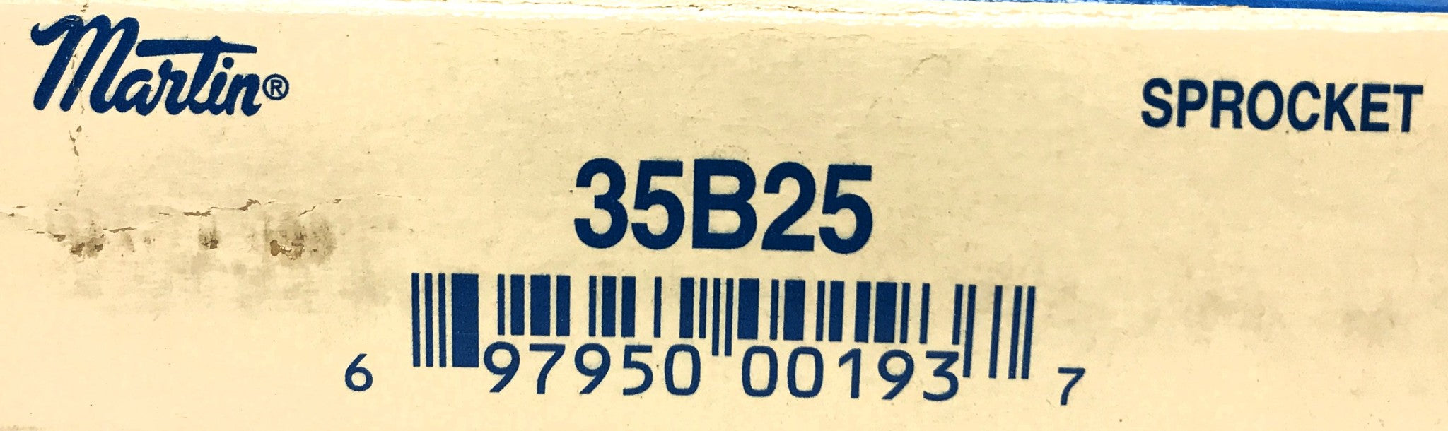 Martin 1/2" Bore Roller Chain Sprocket 35B25 [Lot of 2] NOS